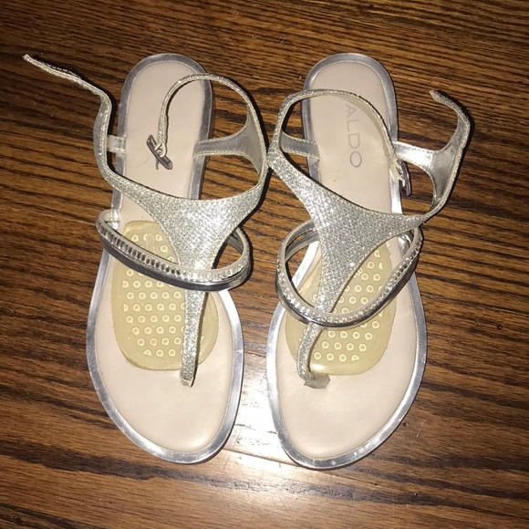 aldo sparkly sandals